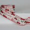 The Ribbon People White and Red "Joy Believe Hope Peace" Christmas Ribbed Wired Craft Ribbon 2.5" x 20 Yards